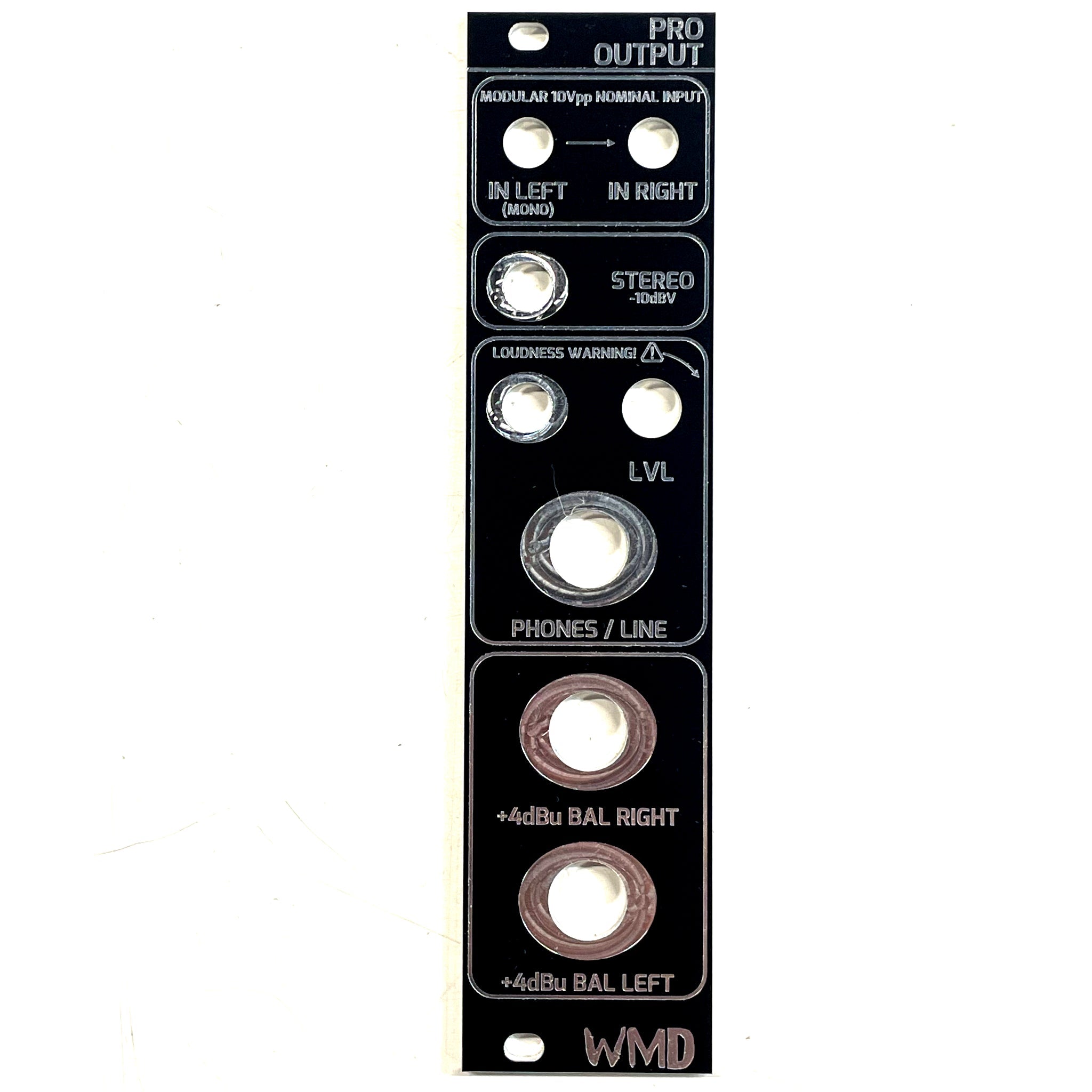 WMD - Modular Accessory - Black Panels for WMD Modules - WMD - Pro Output - accessory - -