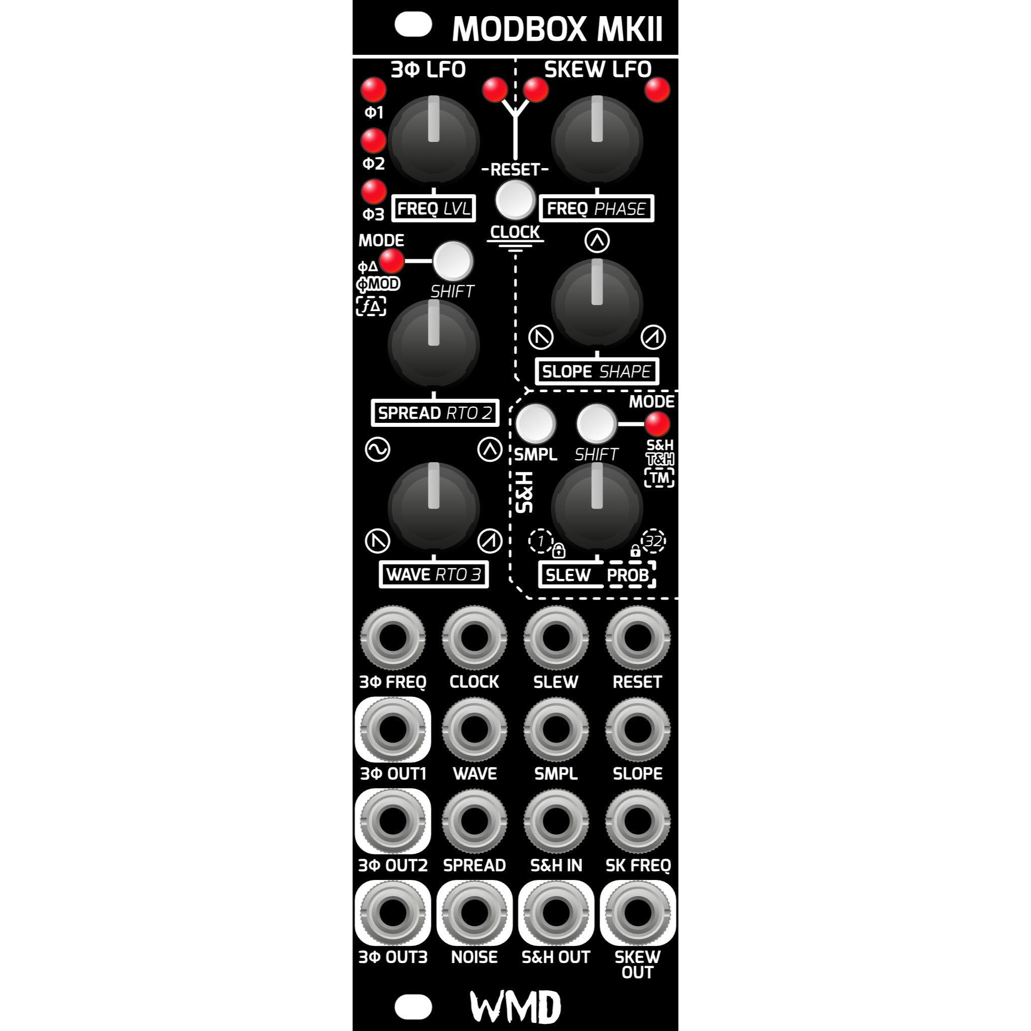 WMD - Module - ModBox MKII - WMD - eurorack - oscillator - utility