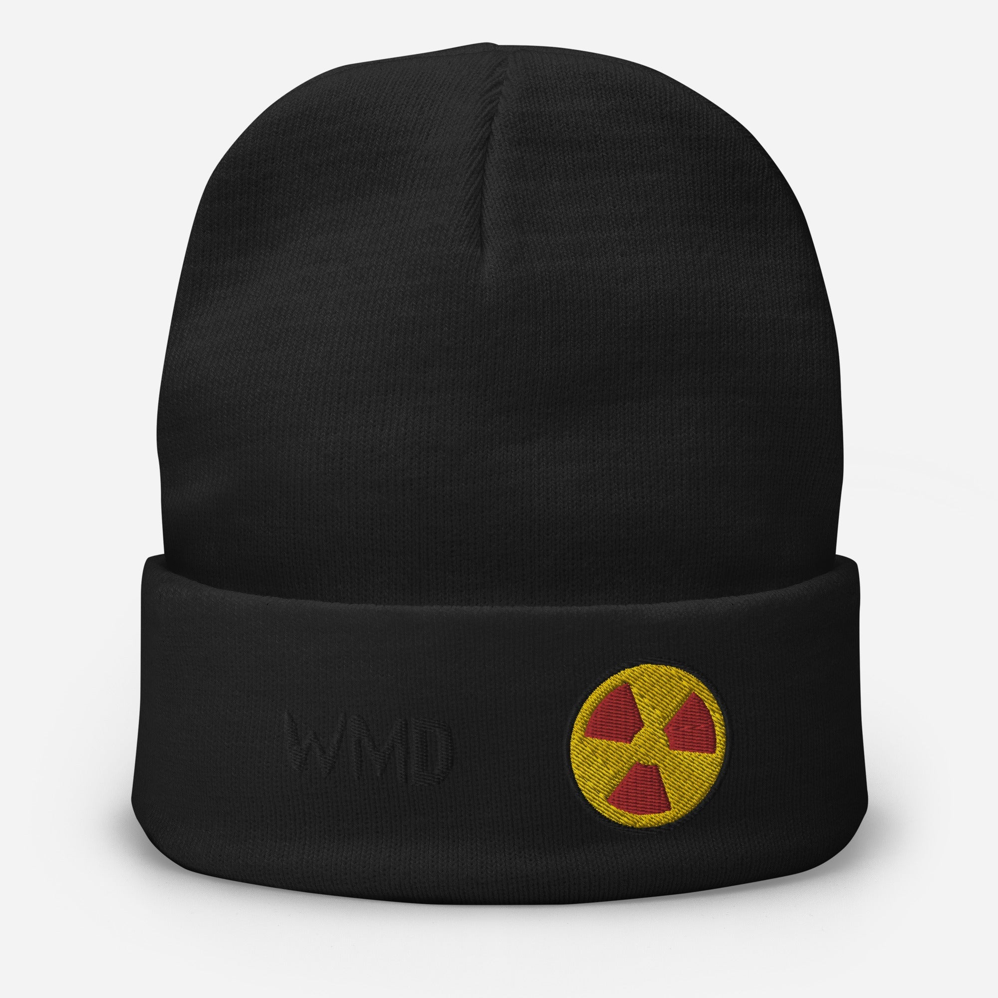 Geiger Radiation Symbol Embroidered Beanie