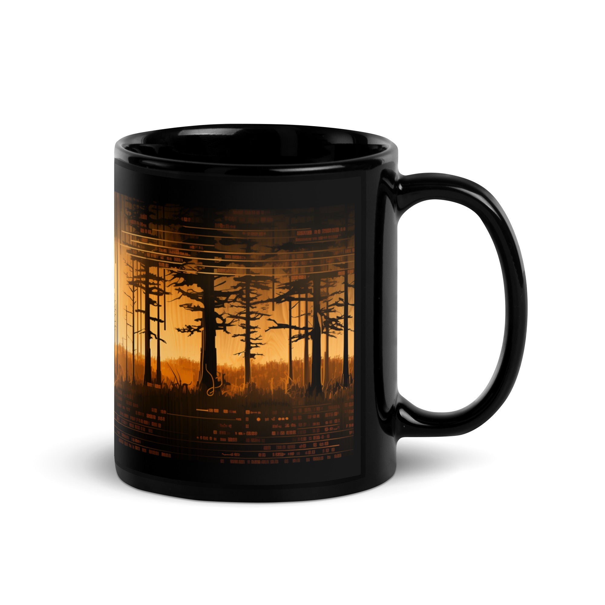 Glitchy Trees Mug