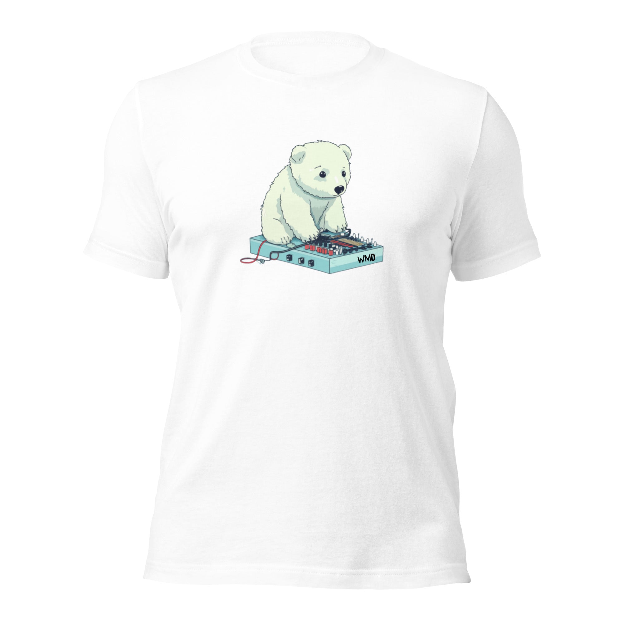 WMD - T Shirt - Learning to Patch Polarbear - WMD - White - T-shirt - -