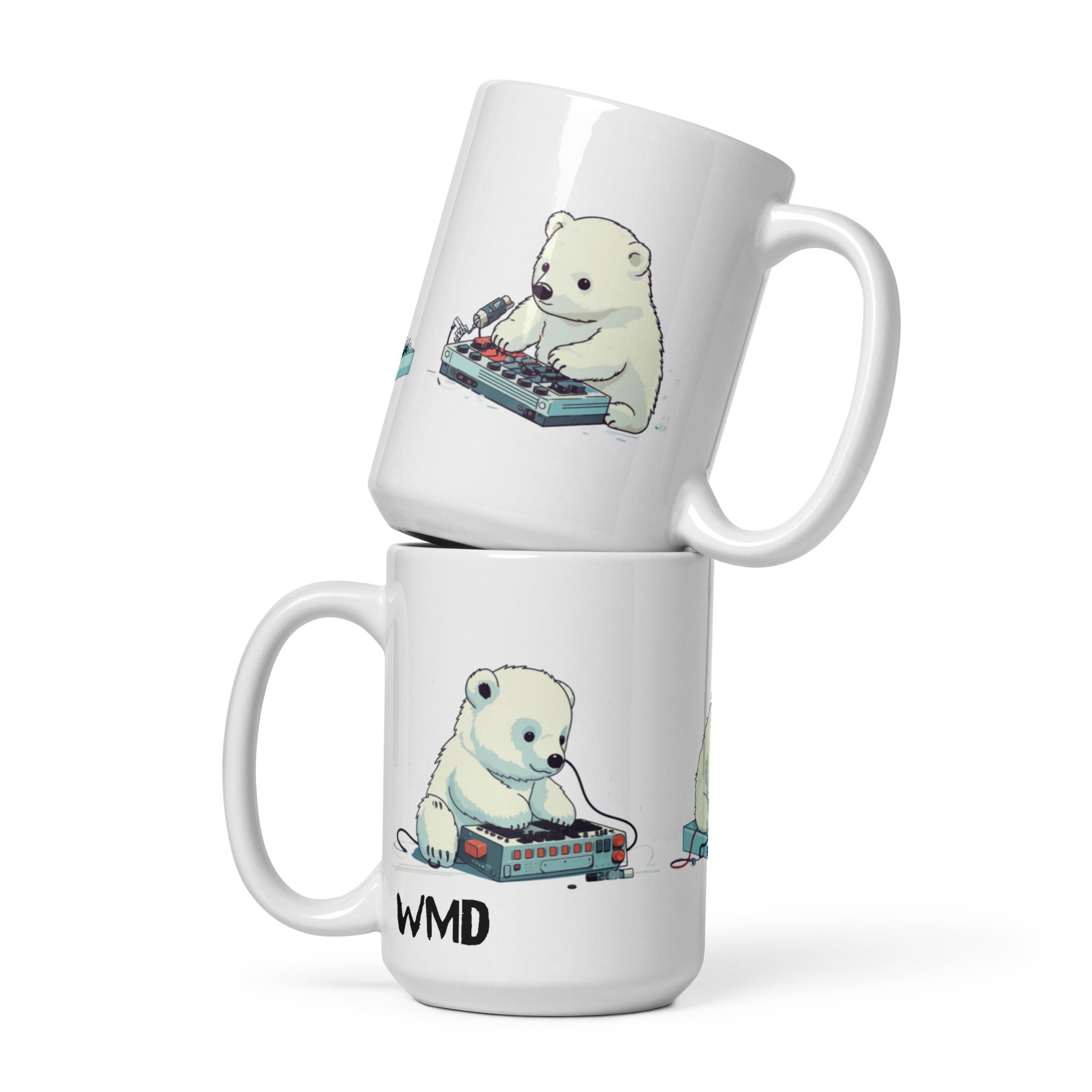 WMD - Mug - Learning to Patch Polarbears Mug - WMD - 15 oz - -