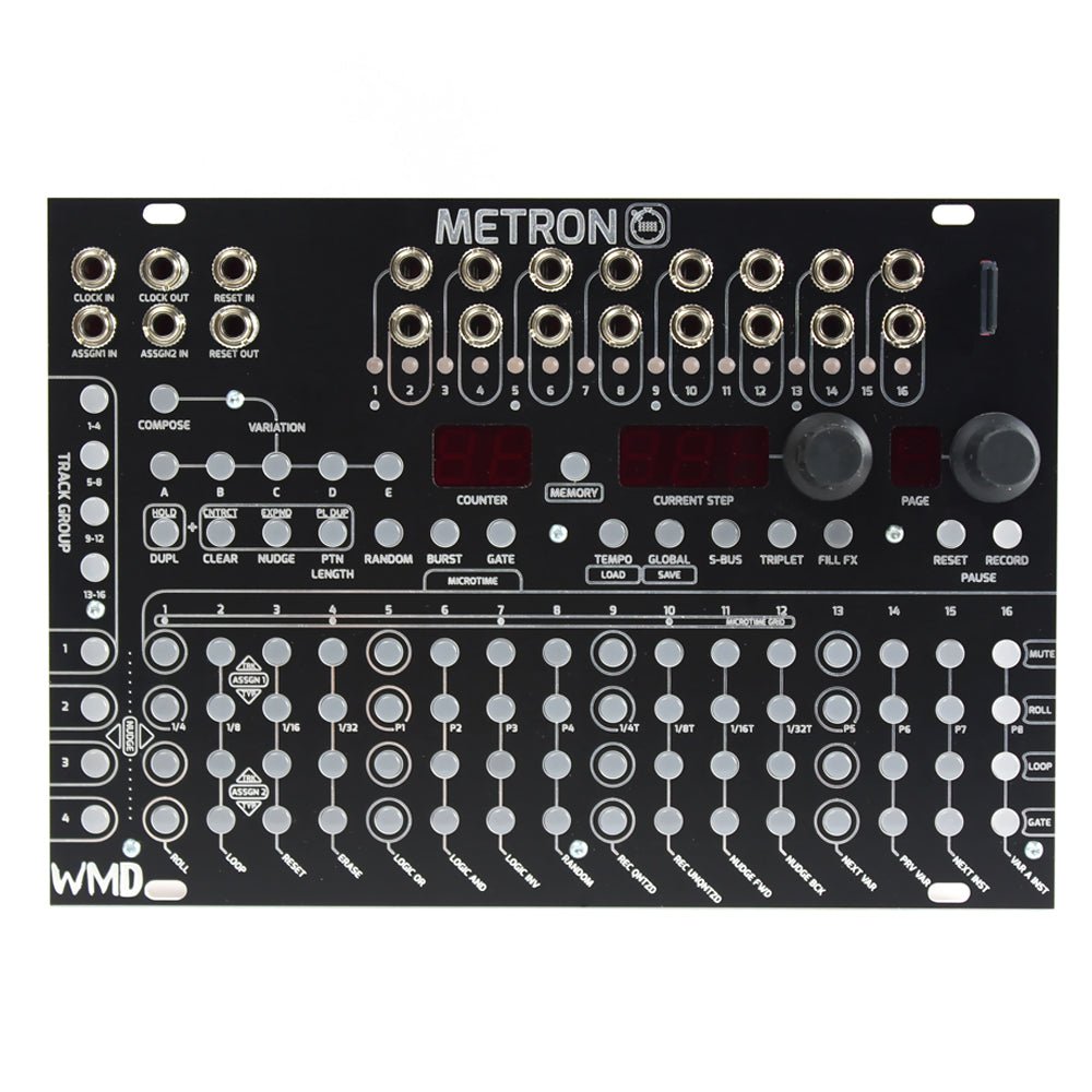 WMD - Module - Metron - WMD - eurorack - performance - sequencer