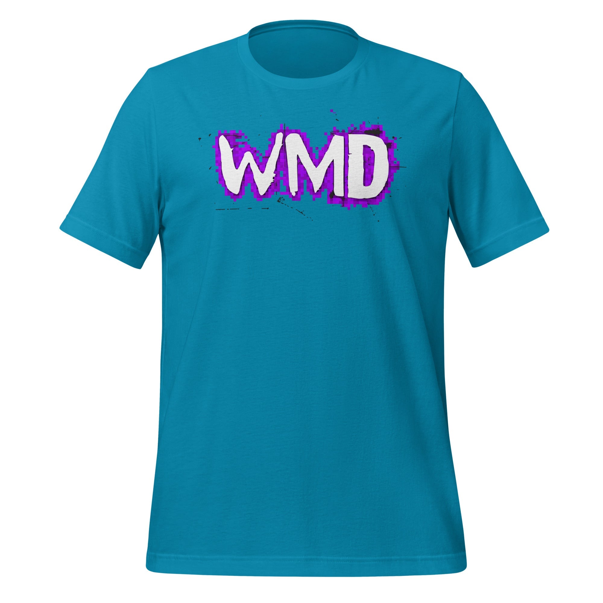 WMD - T Shirt - Old School WMD Logo T Shirt - WMD - Aqua - logo - T-shirt -