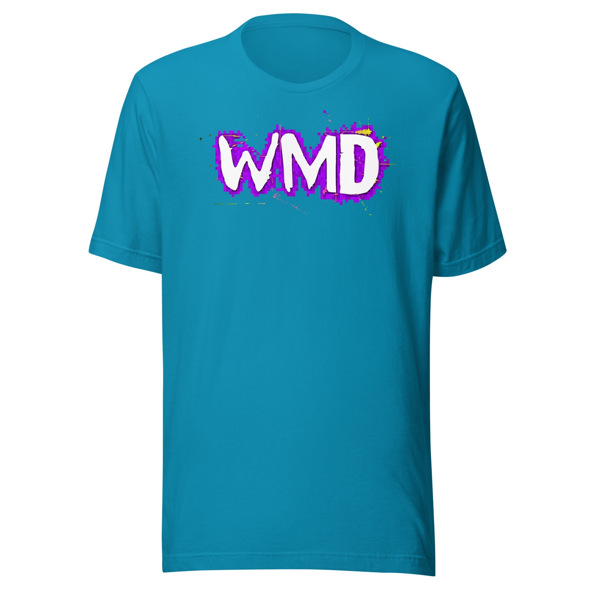 WMD - T Shirt - Old School WMD Logo T Shirt - WMD - Aqua - logo - T-shirt -