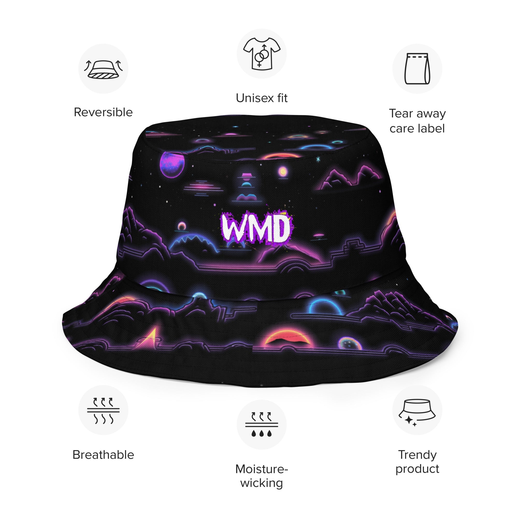 Synthwave Bucket Hat