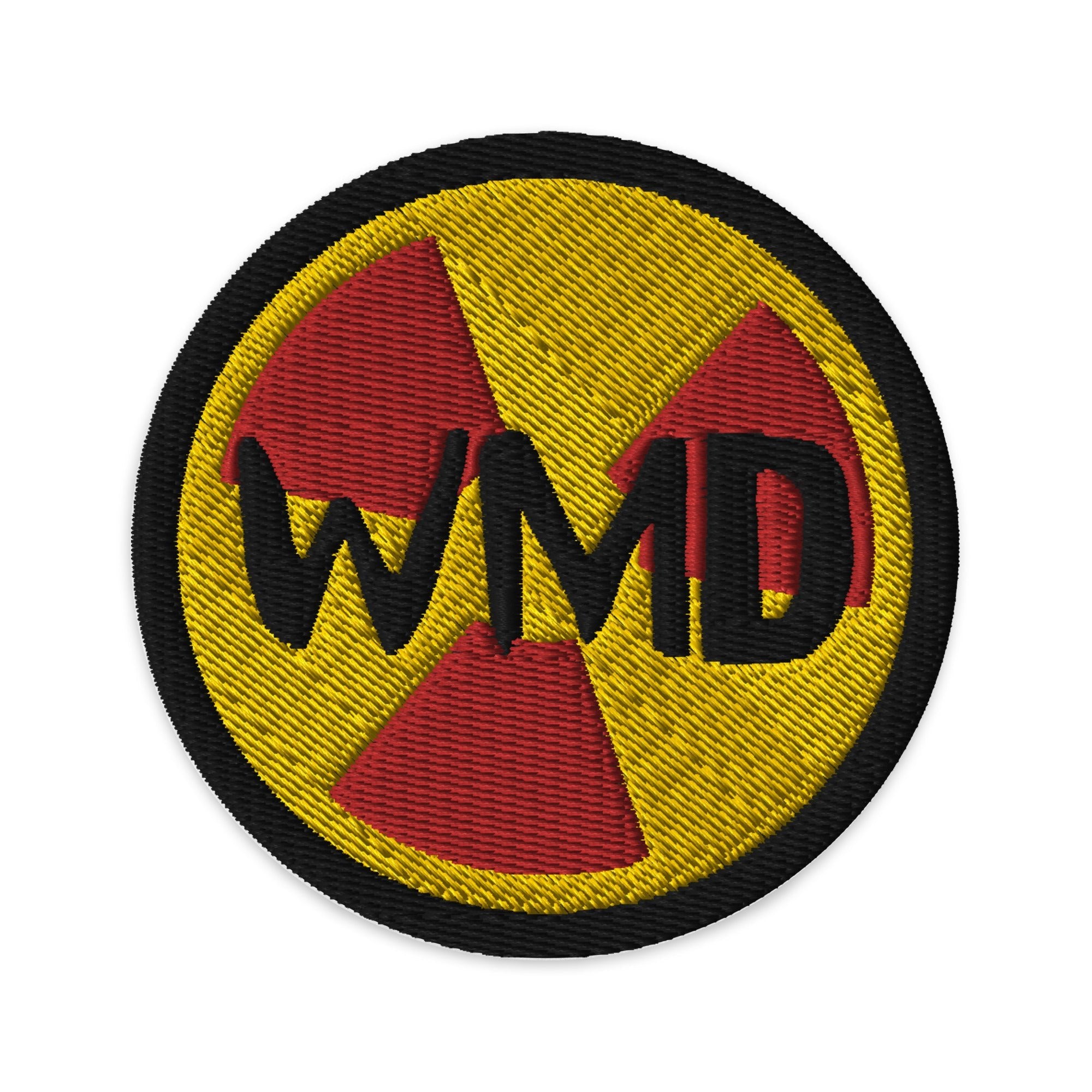 WMD - Embroidered Patch - WMD Geiger Counter Embroidered Patch - WMD - geiger - logo -