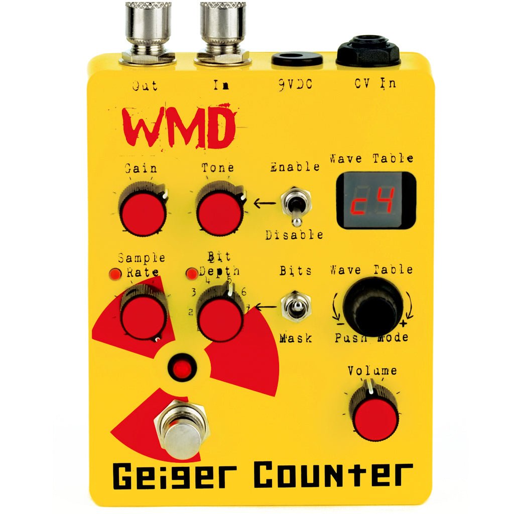 Contatore Geiger WMD sui sintetizzatori