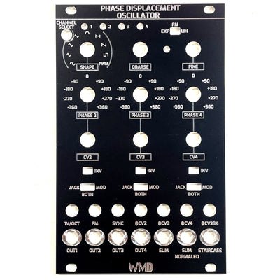 WMD - Modular Accessory - Black Panels for WMD Modules - WMD - PDO MKII (Phase Displacement Oscillator) - accessory - -