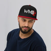 WMD - Flat Bill Hat - Geiger Counter Flat Bill Hat - WMD - Black/ Red - 