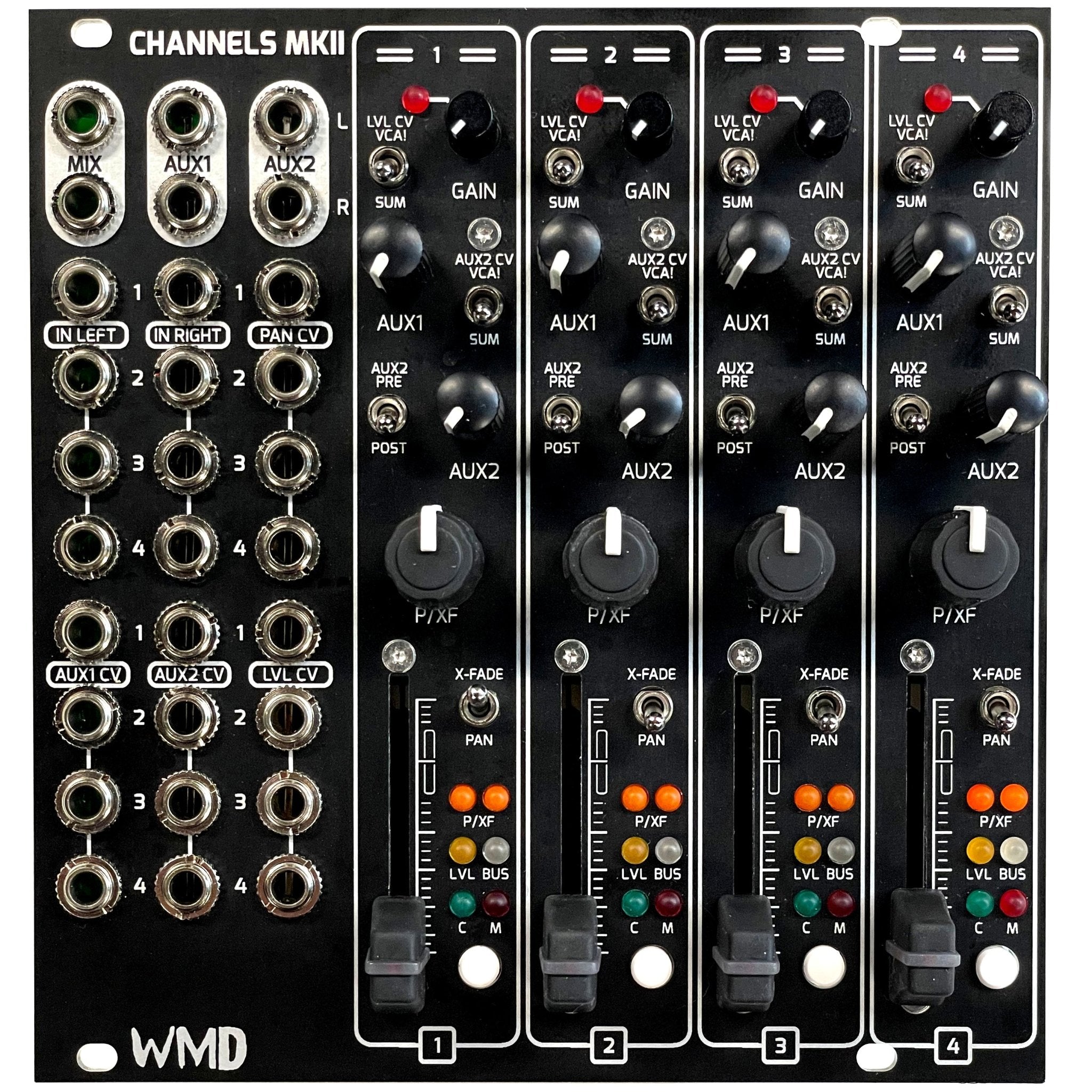 WMD - Module - PM Channels MKII - WMD - eurorack - mixer - performance