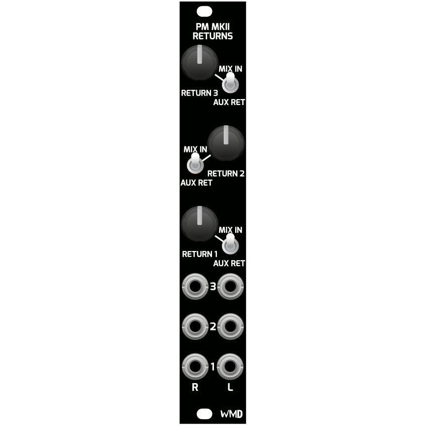 WMD - Module - PM MKII Returns - 3 Additional Aux Returns for PM MKII - WMD - mixer - pmmkii -