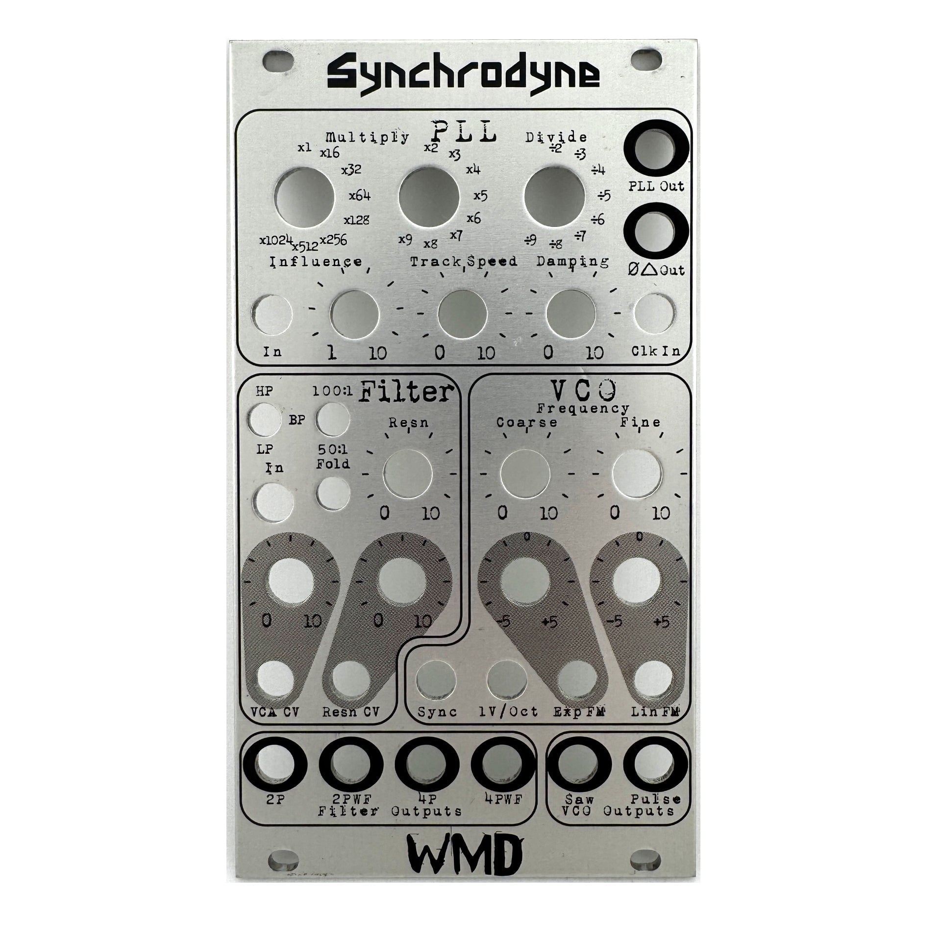 WMD - Modular Accessory - Silver Panels for WMD Modules - WMD - Synchrodyne - accessory - panels - 