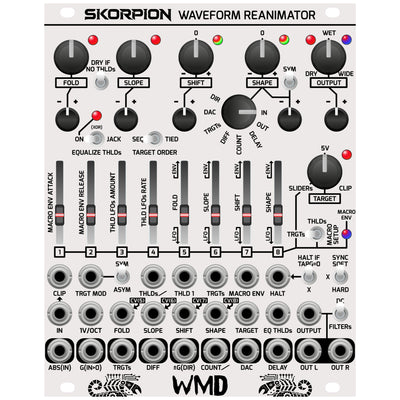WMD - Module - Skorpion - Waveform Reanimator - WMD - Black - eurorack - wavefolder - 