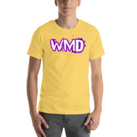 WMD - T Shirt - Old School WMD Logo T Shirt - WMD - Yellow - logo - T-shirt -